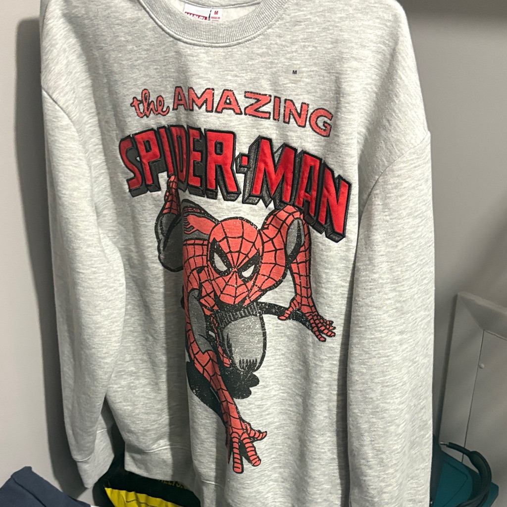 Marvel Gray And Red Spider-Man Shirt